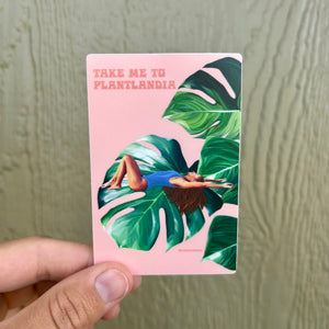 The Monstera Bliss Sticker