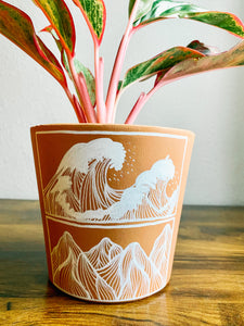 The Slopes & Waves Planter